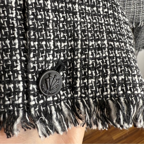 Rag And Bone Carmen Fringe Tweed Jacket Sz 4 - Picture 6 of 10